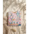 Boho Dream Etnik Desenli Sıvı Geçirmez Uzun Kollu Bebek Mama Önlüğü - BLW Uyumlu Kırıntı Cepli Mama Koruyucu 6-24 Ay