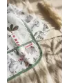 Safari Temalı Sıvı Geçirmez Uzun Kollu Bebek Mama Önlüğü - Fil Desenli BLW Uyumlu Koruyucu Aktivite Önlüğü 6-24 Ay