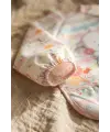 Little Dreamer Su Geçirmez Uzun Kollu Bebek Mama Önlüğü - Sevimli Fil Desenli Sıvı Geçirmez Aktivite ve Yemek Önlüğü 6-24 Ay