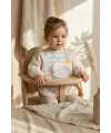 Little Dreamer Su Geçirmez Uzun Kollu Bebek Mama Önlüğü - Sevimli Fil Desenli Sıvı Geçirmez Aktivite ve Yemek Önlüğü 6-24 Ay