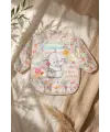 Little Dreamer Su Geçirmez Uzun Kollu Bebek Mama Önlüğü - Sevimli Fil Desenli Sıvı Geçirmez Aktivite ve Yemek Önlüğü 6-24 Ay