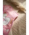 Swan Princess 2li Sıvı Geçirmez Mama Önlüğü Seti - Pembe Kuğu Desenli, Kırıntı Cepli ve Leke Tutmaz Bebek Önlüğü 0-12 Ay