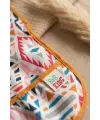 Tribal Joy Su Geçirmez Leke Tutmaz Geometrik Desenli Cepli Bebek Mama Önlüğü - BLW Uyumlu Geniş Kesim Koruyucu Önlük 6-24 Ay