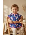 UniMagic Unicorn Desenli Sıvı Geçirmez Cepli Bebek Mama Önlüğü - BLW Uyumlu Leke Tutmaz Aktiviteli Bebek Önlüğü 6-24 Ay