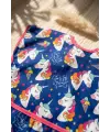 UniMagic Unicorn Desenli Sıvı Geçirmez Cepli Bebek Mama Önlüğü - BLW Uyumlu Leke Tutmaz Aktiviteli Bebek Önlüğü 6-24 Ay