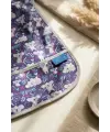 Bavyera Mor Koala Desenli Sıvı Geçirmez Uzun Kollu Bebek Beslenme Önlüğü - BLW Uyumlu Mama Önlüğü 6-24 Ay