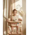 Bunny Bliss Su Geçirmez Kollu Bebek Mama Önlüğü - Leke Tutmaz BLW Uyumlu Tavşan Desenli Mama Önlüğü 6-24 Ay
