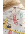 Safari Su Geçirmez Uzun Kollu Mama Önlüğü - Safari Desenli, Büyük Cepli BLW ve Aktivite Önlüğü 6-24 Ay