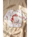 Aura Unicorn Desenli Sıvı Geçirmez Uzun Kollu Bebek Mama Önlüğü - BLW Uyumlu, Kırıntı Cepli ve Leke Tutmaz Aktivite Önlüğü 6-24 Ay