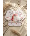 Aura Unicorn Desenli Sıvı Geçirmez Uzun Kollu Bebek Mama Önlüğü - BLW Uyumlu, Kırıntı Cepli ve Leke Tutmaz Aktivite Önlüğü 6-24 Ay