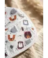 Bubu Bear 2li Set Uzun Kollu Su Geçirmez Bebek Mama Önlüğü - Ayıcık Desenli Leke Tutmaz BLW ve Aktivite Önlüğü 6-24 Ay