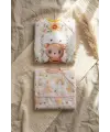 TinyBee Leke Tutmaz Sıvı Geçirmez Uzun Kollu Bebek Mama Önlüğü - 2li Set BLW Uyumlu Kırıntı Cepli 6-24 Ay