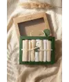 Begi Forever New 7li Organik Pamuk Müslin Ağız Bezi - Pastel Mint & Bej Waffle Dokulu Premium Hediye Kutulu