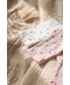 2li Nova Luna Ay Yıldız Desenli Uzun Kollu Bebek Body Seti - %100 Pamuklu Yumuşak Dokulu Antialerjik Bebek Zıbın Takımı (Pembe & Beyaz)