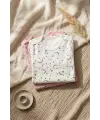 2li Nova Luna Ay Yıldız Desenli Uzun Kollu Bebek Body Seti - %100 Pamuklu Yumuşak Dokulu Antialerjik Bebek Zıbın Takımı (Pembe & Beyaz)