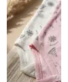 2li %100 Pamuklu Kolsuz Bebek Zıbın Seti - Marin Temalı Yelkenli ve Çapa Desenli Bebek Body Takımı