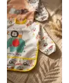 TinyJoy 2li Set Sıvı Geçirmez Uzun Kollu Mama Önlüğü - BLW Uyumlu Leke Tutmaz Bebek Beslenme ve Faaliyet Önlüğü