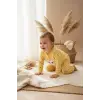 Taçlı Fil Desenli % 100 Pamuk Kız Çocuk Pijama Takımı