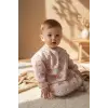 Teddy Guard Su Geçirmez Uzun Kollu Cepli Bebek Mama Önlüğü - Ayıcık Desenli BLW ve Aktivite Önlüğü