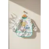 MiniDrive Araç Desenli Uzun Kollu Sıvı Geçirmez Bebek Mama Önlüğü - 6-24 Ay BLW Uyumlu Leke Tutmaz Aktivite Önlüğü