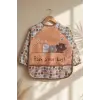 Beary Hugs Sıvı Geçirmez Bebek Mama Önlüğü 6-24 Ay - BLW Uyumlu, Leke Tutmaz Geniş Cepli Boho Bebek Önlüğü