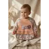 Beary Hugs Sıvı Geçirmez Bebek Mama Önlüğü 6-24 Ay - BLW Uyumlu, Leke Tutmaz Geniş Cepli Boho Bebek Önlüğü