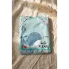 Marino Ocean Leke Tutmaz Sıvı Geçirmez Uzun Kollu Bebek Mama Önlüğü - Mavi Balina Desenli BLW ve Faaliyet Önlüğü 6-24 Ay