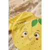 Sıvı Geçirmez Uzun Kollu Bebek Mama Önlüğü - Sevimli Limon Figürlü, BLW Uyumlu Leke Tutmaz Aktivite Önlüğü 6-24 Ay