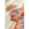 Uzun Kollu Sıvı Geçirmez Meyve Desenli Bebek Mama Önlüğü - BLW Uyumlu Cepli ve Leke Tutmaz Beslenme Önlüğü 6-24 Ay