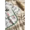 Safari Temalı Sıvı Geçirmez Uzun Kollu Bebek Mama Önlüğü - Fil Desenli BLW Uyumlu Koruyucu Aktivite Önlüğü 6-24 Ay