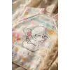 Little Dreamer Su Geçirmez Uzun Kollu Bebek Mama Önlüğü - Sevimli Fil Desenli Sıvı Geçirmez Aktivite ve Yemek Önlüğü 6-24 Ay