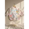 Little Dreamer Su Geçirmez Uzun Kollu Bebek Mama Önlüğü - Sevimli Fil Desenli Sıvı Geçirmez Aktivite ve Yemek Önlüğü 6-24 Ay