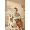 Bebe-Sty 2li Paket Sıvı Geçirmez Cepli Bebek Mama Önlüğü - Yeşil Geyik Figürlü Little Gentleman Tasarımı 0-12 Ay