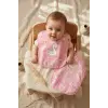 Swan Princess 2li Sıvı Geçirmez Mama Önlüğü Seti - Pembe Kuğu Desenli, Kırıntı Cepli ve Leke Tutmaz Bebek Önlüğü 0-12 Ay