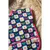Çiçek Desenli Sıvı Geçirmez Bebek Mama Önlüğü - Geniş Cepli ve Leke Tutmaz Smock Önlük 6-24 Ay