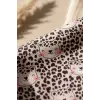 Luvia Su ve Leke Geçirmez Cepli Bebek Mama Önlüğü - Pembe Panter ve Sevimli Ayıcık Desenli BLW Uyumlu Mama Koruyucu 6-24 Ay