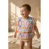 Tribal Joy Su Geçirmez Leke Tutmaz Geometrik Desenli Cepli Bebek Mama Önlüğü - BLW Uyumlu Geniş Kesim Koruyucu Önlük 6-24 Ay