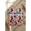 WoolyJoy Renkli Koyun Desenli Leke Tutmaz Sıvı Geçirmez Cepli Bebek Mama Önlüğü - BLW Uyumlu Kolsuz Smock 6-24 Ay