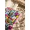 Zesty Pop-Art Desenli Su Geçirmez Kolsuz Bebek Mama Önlüğü - Sıvı Geçirmez, Kırıntı Cepli ve Leke Tutmaz Beslenme Önlüğü 6-24 Ay