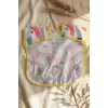 Safari Desenli Sıvı Geçirmez Cepli Bebek Mama Önlüğü - Kolsuz BLW Dostu Leke Tutmaz Silinebilir Premium Kumaş 6-24 Ay