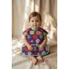 Elly Joy Renkli Fil Desenli Sıvı Geçirmez Leke Tutmaz Bebek Mama Önlüğü - Ergonomik Kolsuz Faaliyet ve Yemek Önlüğü 6-24 Ay