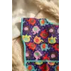 Elly Joy Renkli Fil Desenli Sıvı Geçirmez Leke Tutmaz Bebek Mama Önlüğü - Ergonomik Kolsuz Faaliyet ve Yemek Önlüğü 6-24 Ay