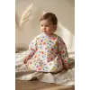 BerryBright Tropikal Meyve Desenli Su Geçirmez Cepli Kollu Bebek Mama Önlüğü - BLW Uyumlu Leke Tutmaz Aktivite Önlüğü 6-24 Ay