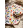 BerryBright Tropikal Meyve Desenli Su Geçirmez Cepli Kollu Bebek Mama Önlüğü - BLW Uyumlu Leke Tutmaz Aktivite Önlüğü 6-24 Ay