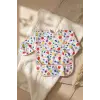 BerryBright Tropikal Meyve Desenli Su Geçirmez Cepli Kollu Bebek Mama Önlüğü - BLW Uyumlu Leke Tutmaz Aktivite Önlüğü 6-24 Ay