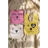 Lumi 3lü Paket Hayvan Figürlü Yumuşak Dokulu Bebek Mama Önlüğü Seti - %100 Pamuklu ve Sıvı Emici 0-12 Ay