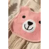 Teddy Bloom 3lü Paket Ayıcık Figürlü Yumuşak Havlu Bebek Mama Önlüğü Seti - Sıvı Emici ve Cilt Dostu 0-12 Ay