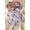 Bubu Bear 2li Set Uzun Kollu Su Geçirmez Bebek Mama Önlüğü - Ayıcık Desenli Leke Tutmaz BLW ve Aktivite Önlüğü 6-24 Ay
