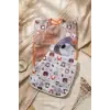 Bubu Bear 2li Set Uzun Kollu Su Geçirmez Bebek Mama Önlüğü - Ayıcık Desenli Leke Tutmaz BLW ve Aktivite Önlüğü 6-24 Ay