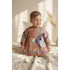 Bubu Bear 2li Set Uzun Kollu Su Geçirmez Bebek Mama Önlüğü - Ayıcık Desenli Leke Tutmaz BLW ve Aktivite Önlüğü 6-24 Ay